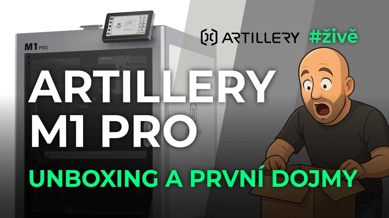 Artillery M1 Pro: updaty, ladění a pohled pod kapotu