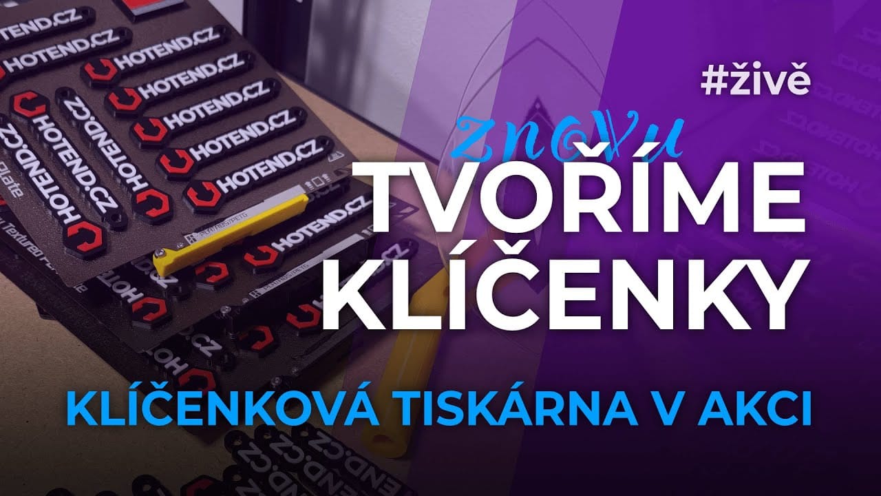 Klíčenky znovu a lépe: čtyřbarevný tisk na A1 mini