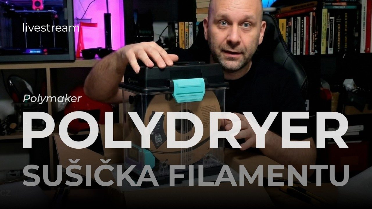 Polymaker Polydryer: unboxing a živý test