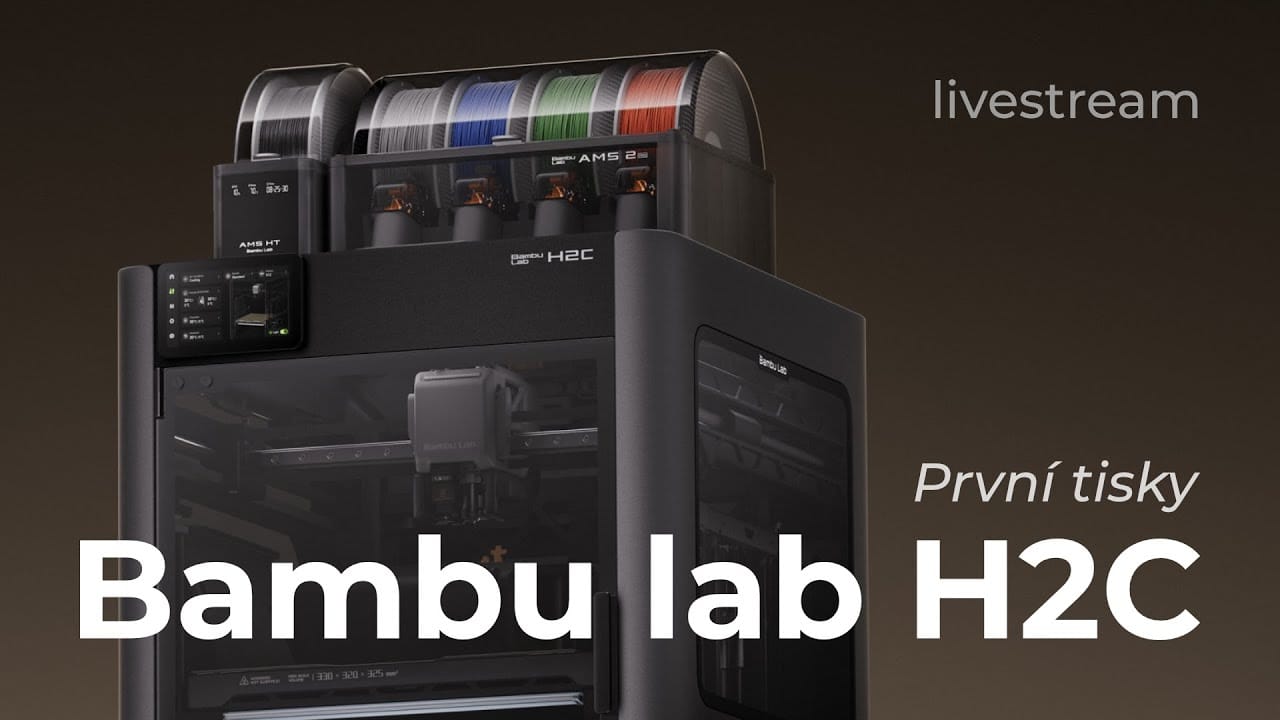 Bambu Lab H2C: první tisky a Vortek v akci