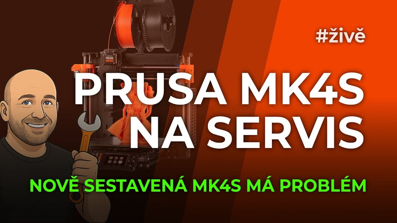 Průša MK4S na servis: oprava, kalibrace a první multimateriálový tisk