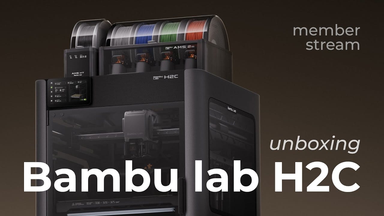 Bambu Lab H2C: rozbalení a první dojmy